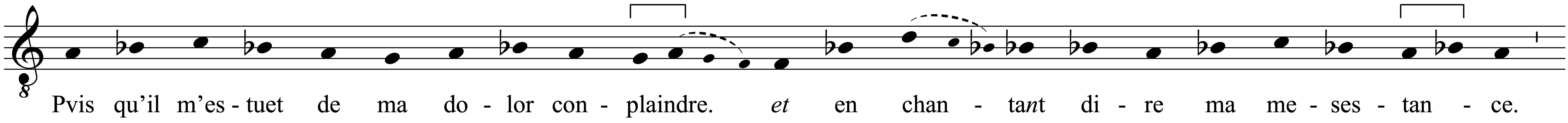 Work musical notation